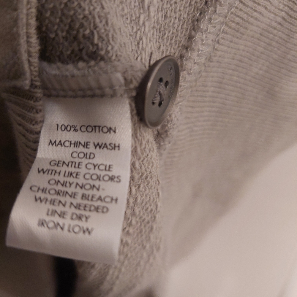 100% Cotton Calvin Klein Men's Gray Jacket - Picture 3 of 6